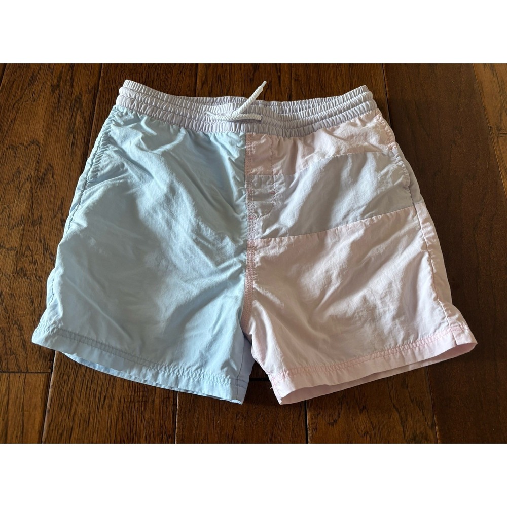The‎ Beaufort Bonnet Company Boys Swim Trunks Size 12 Nylon Pastel CLEAN